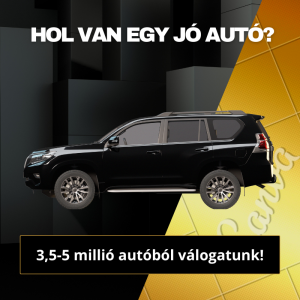 KUTATÓ csomag - 5 célirányos jármű ajánlat